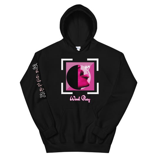 Word Play YenoMason Black Unisex Hoodie